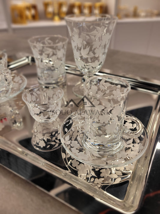 Rose Series / طقم ضيافة 43 قطعة - SOUQ ALAWANI