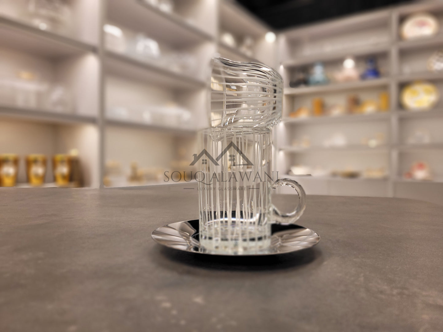 طقم شاي و قهوة 18 قطعة - SOUQ ALAWANI