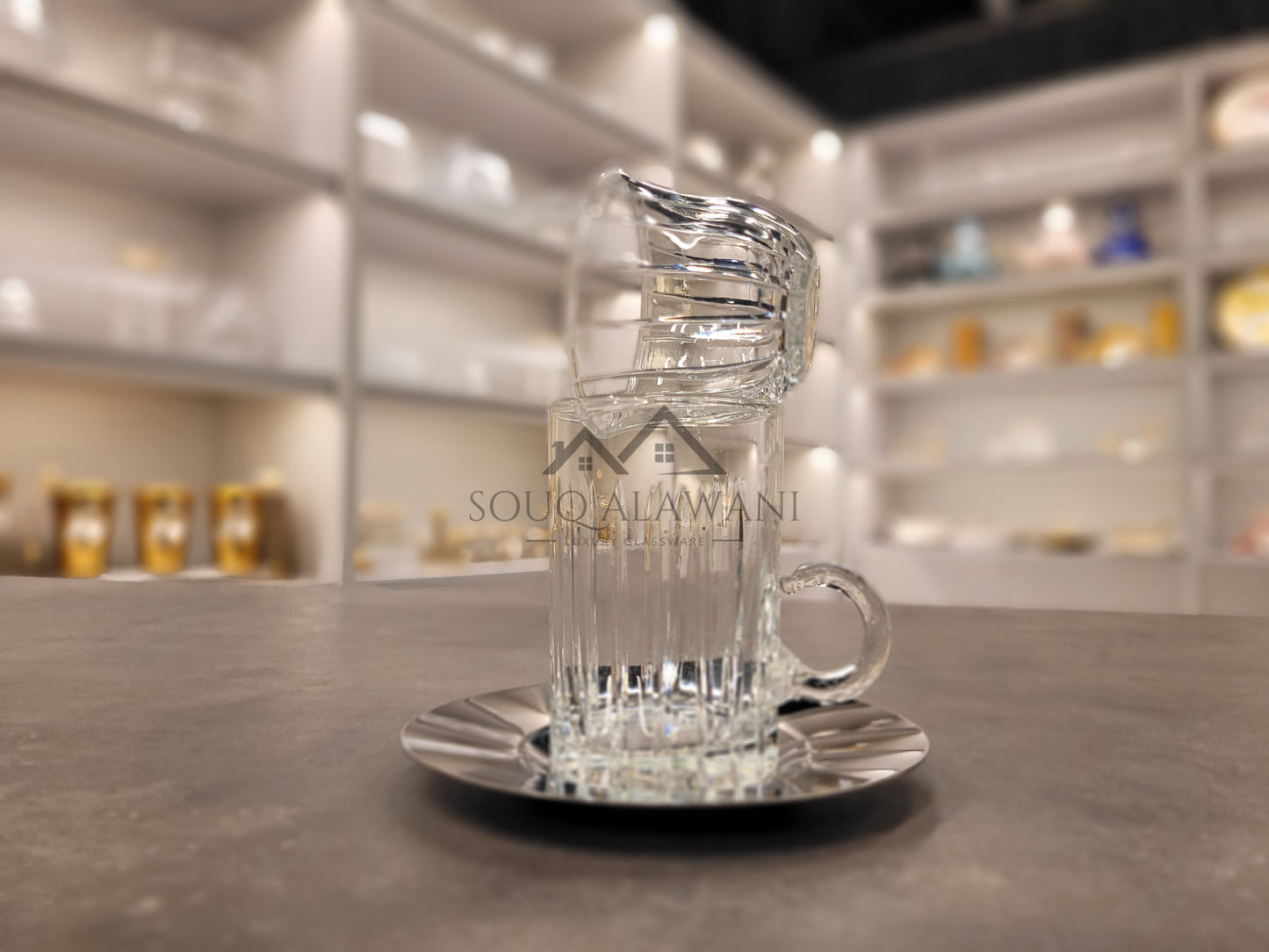 طقم شاي و قهوة 18 قطعة - SOUQ ALAWANI