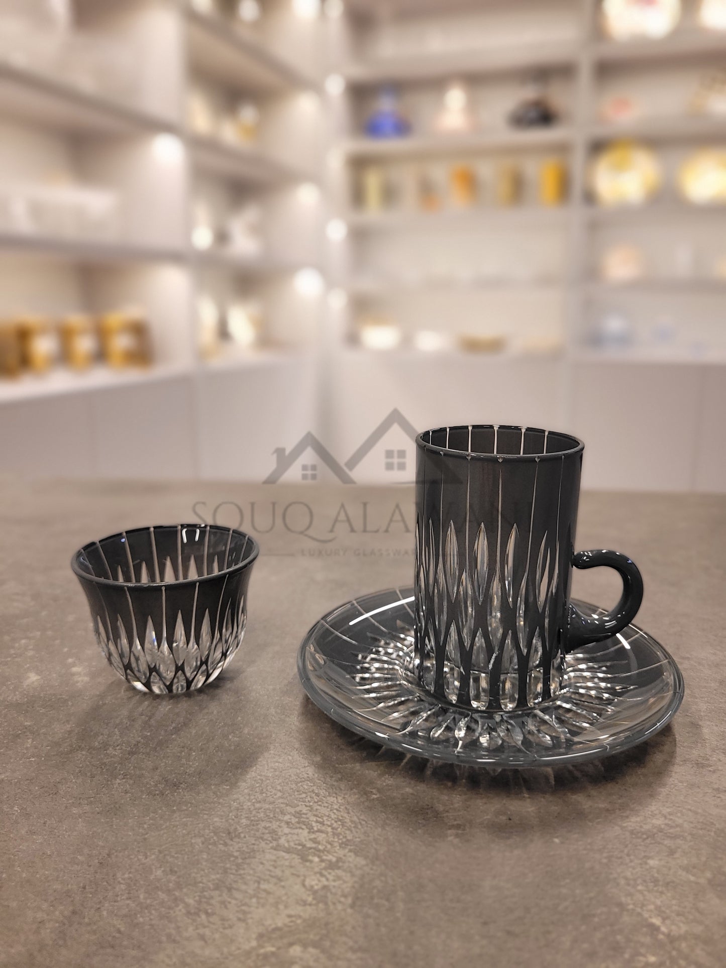 طقم شاي و قهوة 18 قطعة - SOUQ ALAWANI