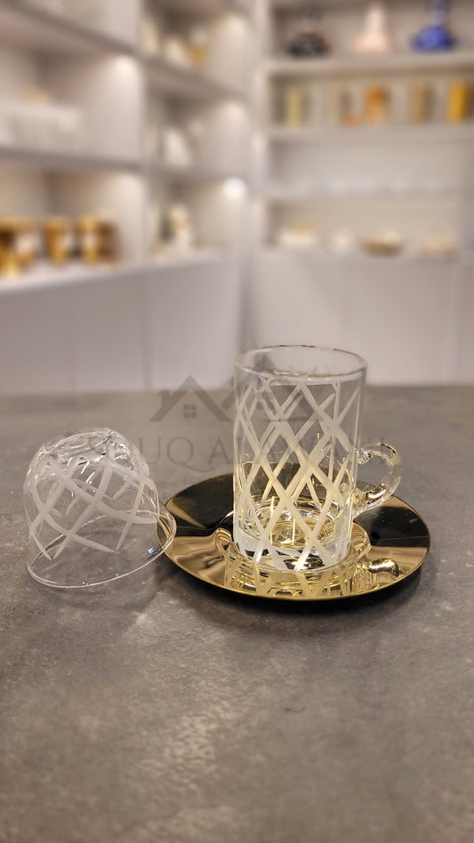 طقم شاي و قهوة / 18 قطعة - SOUQ ALAWANI