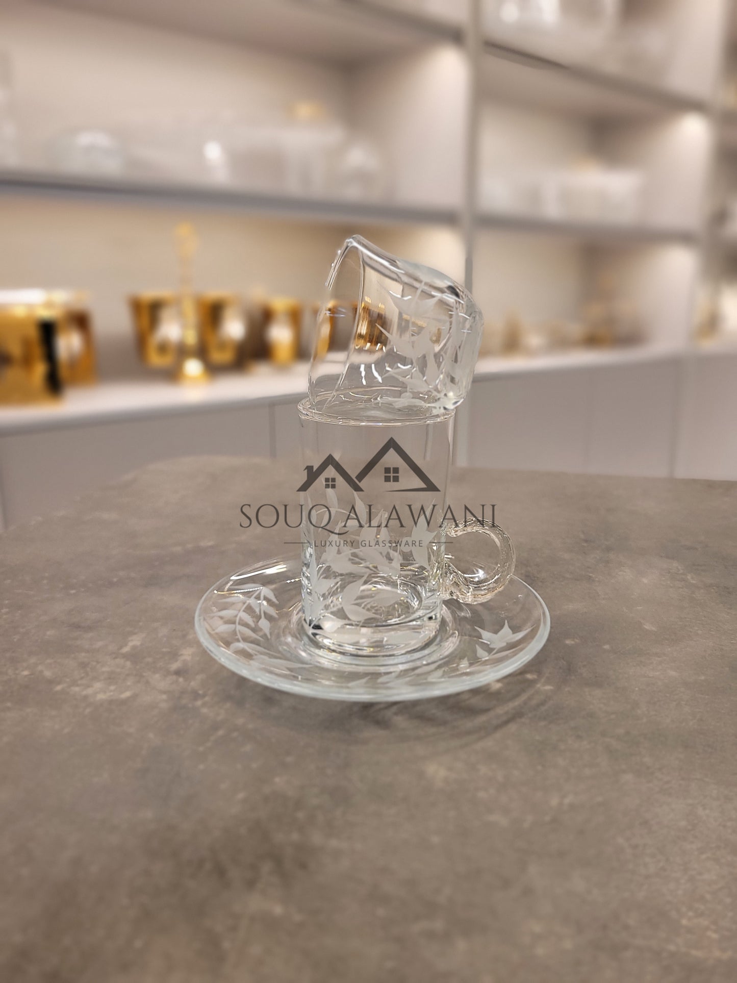 طقم شاي و قهوة 18 قطعة - SOUQ ALAWANI