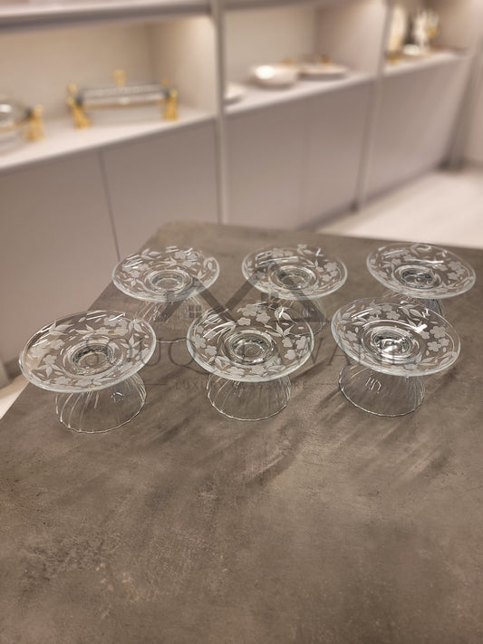 Rose Series / طقم أطباق حلى 6 قطع - SOUQ ALAWANI