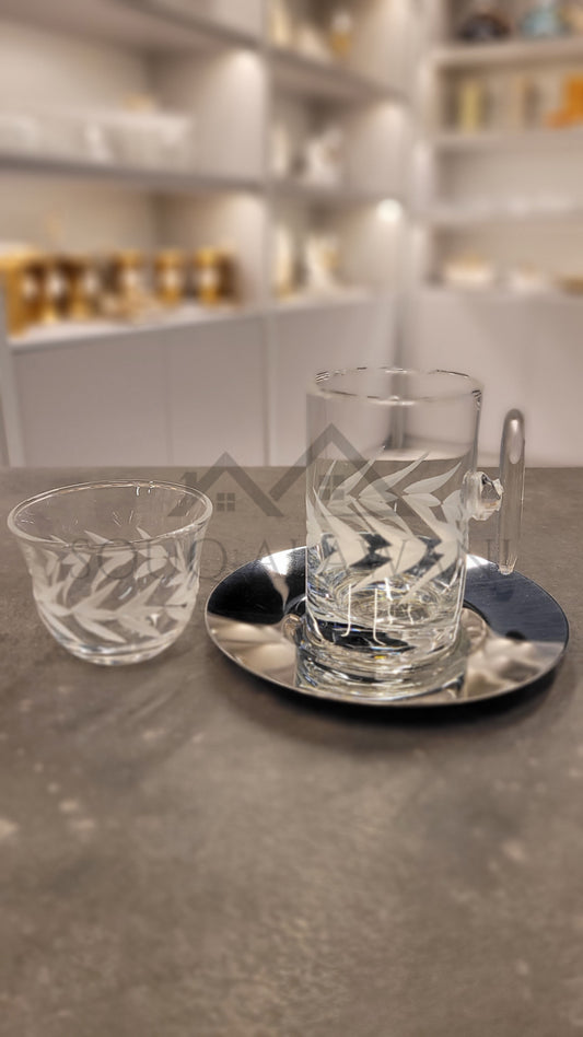 طقم شاي و قهوة / 18 قطعة - SOUQ ALAWANI