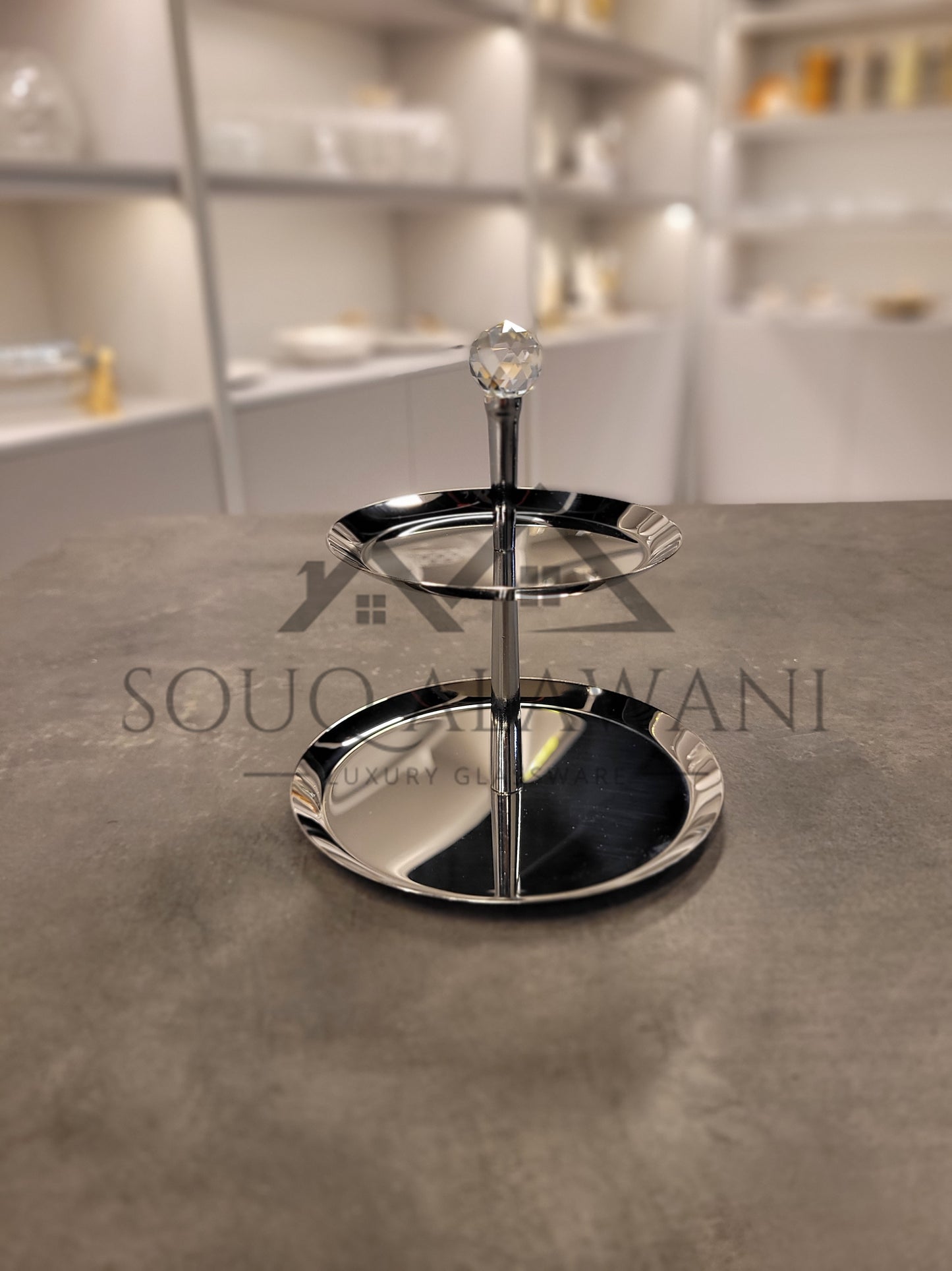 ستاند حلى لون فضي - SOUQ ALAWANI