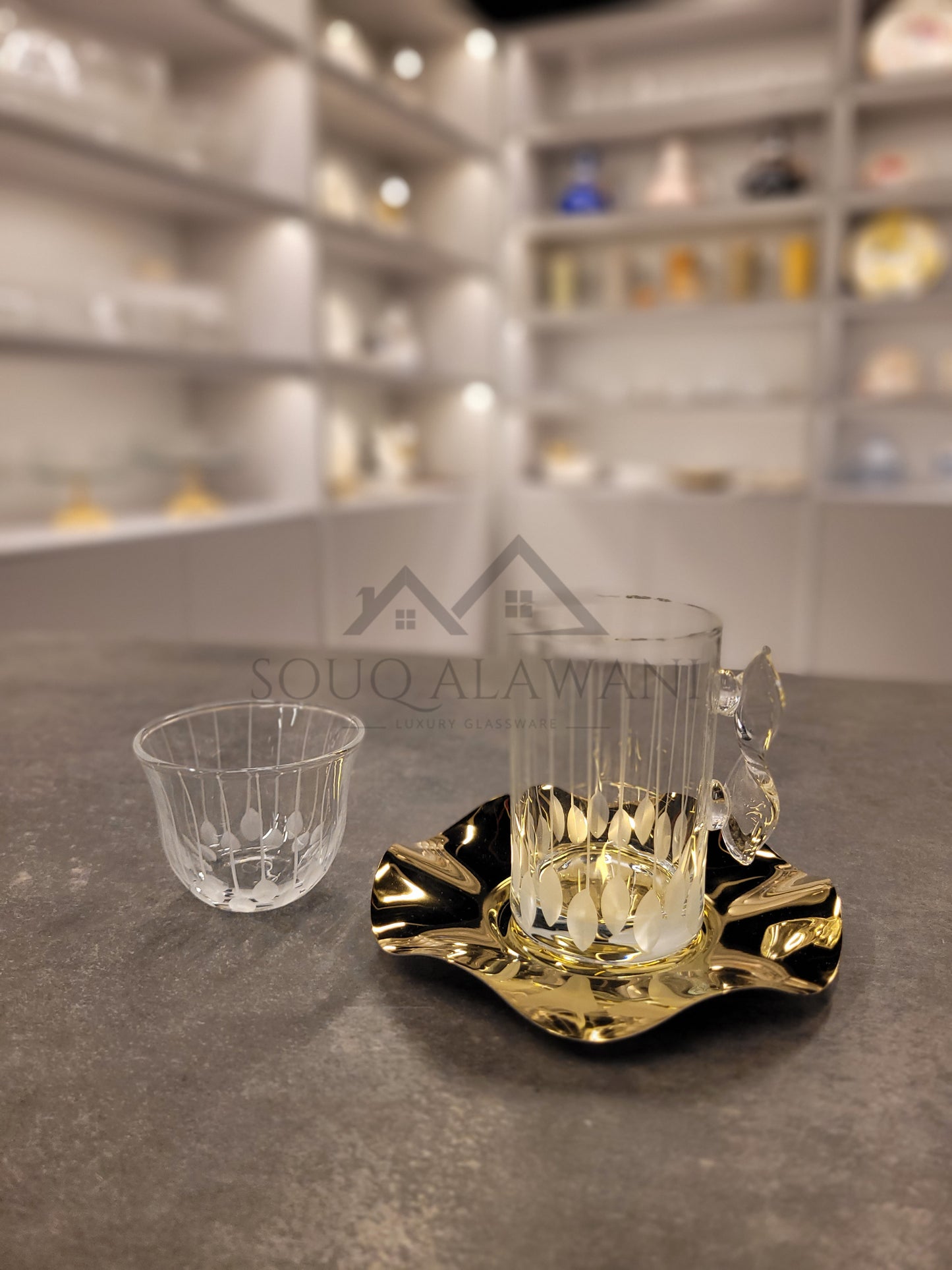 طقم شاي و قهوة 18 قطعة - SOUQ ALAWANI