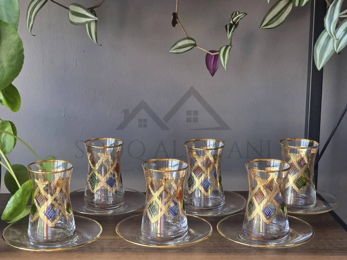 طقم شاي 12 قطعة - SOUQ ALAWANI