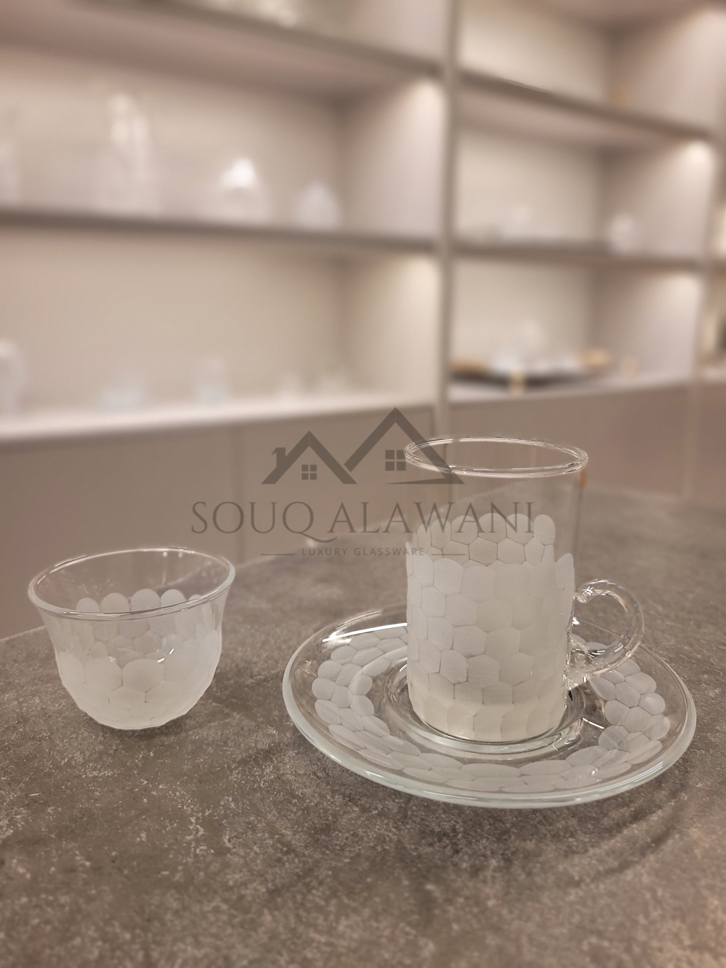 طقم شاي و قهوة 18 قطعة - SOUQ ALAWANI