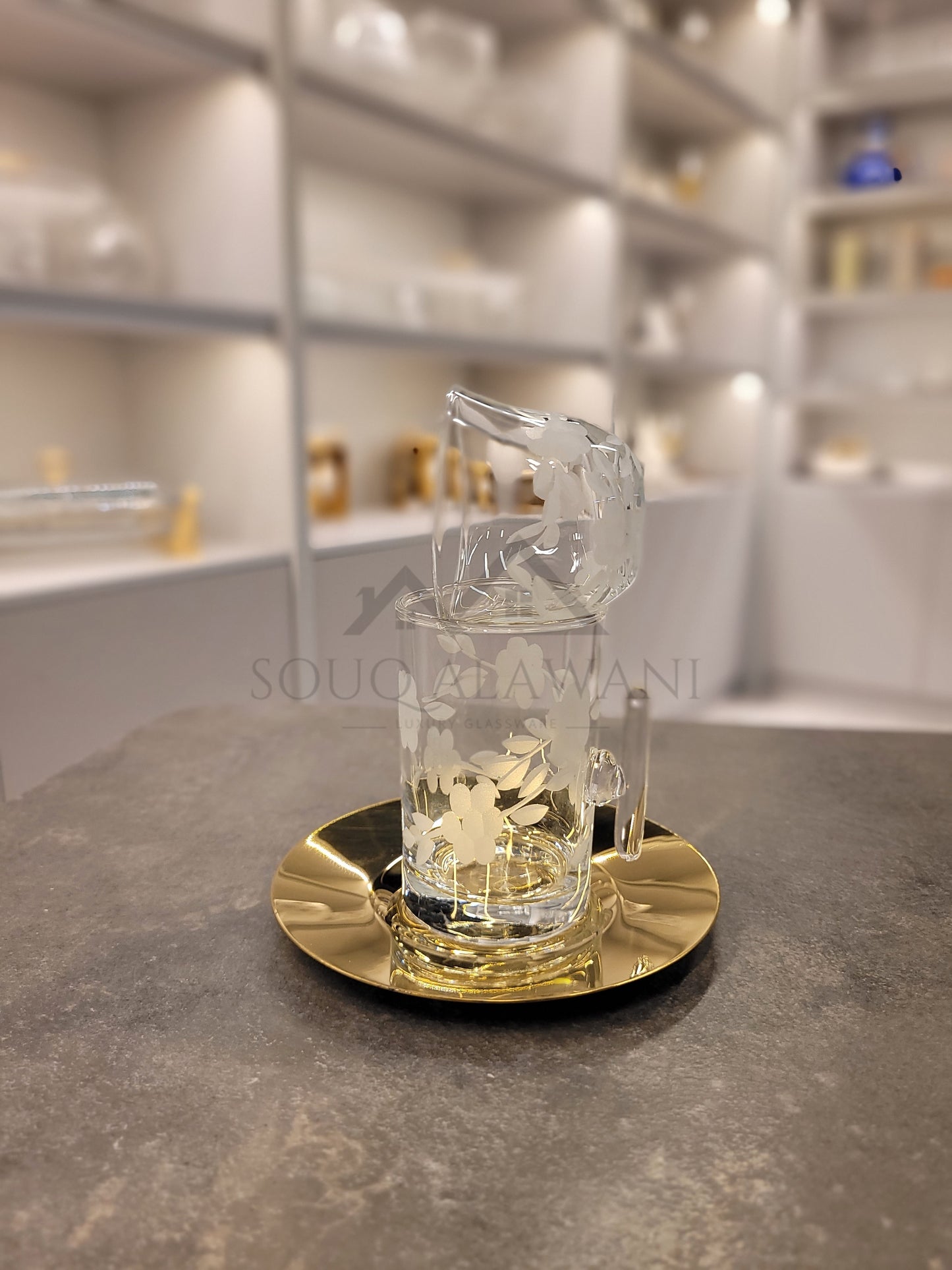 طقم شاي و قهوة 18 قطعة - SOUQ ALAWANI