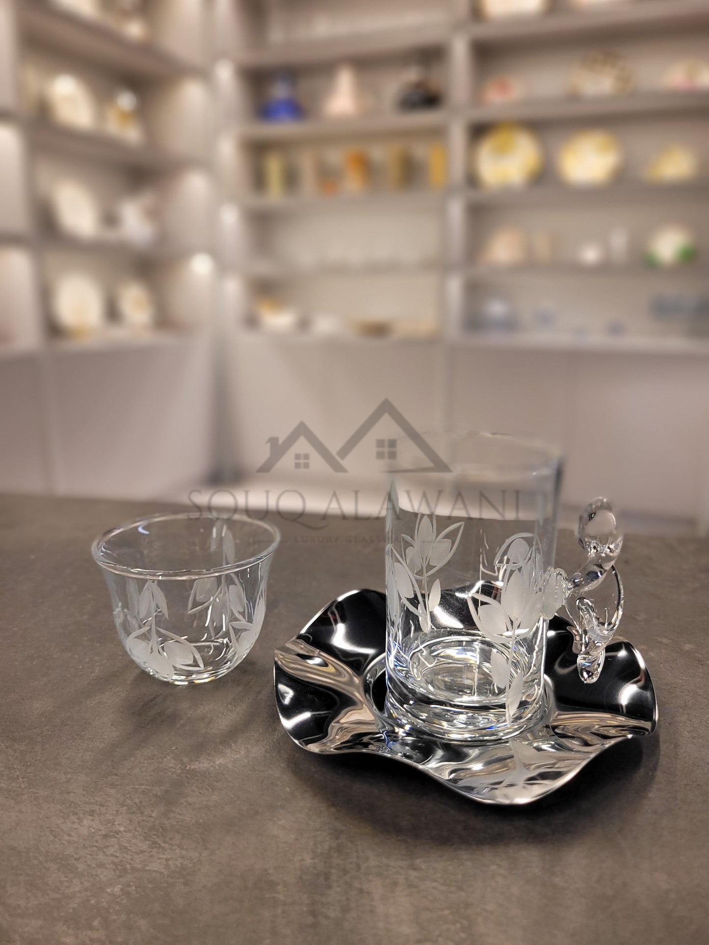 طقم شاي و قهوة 18 قطعة - SOUQ ALAWANI