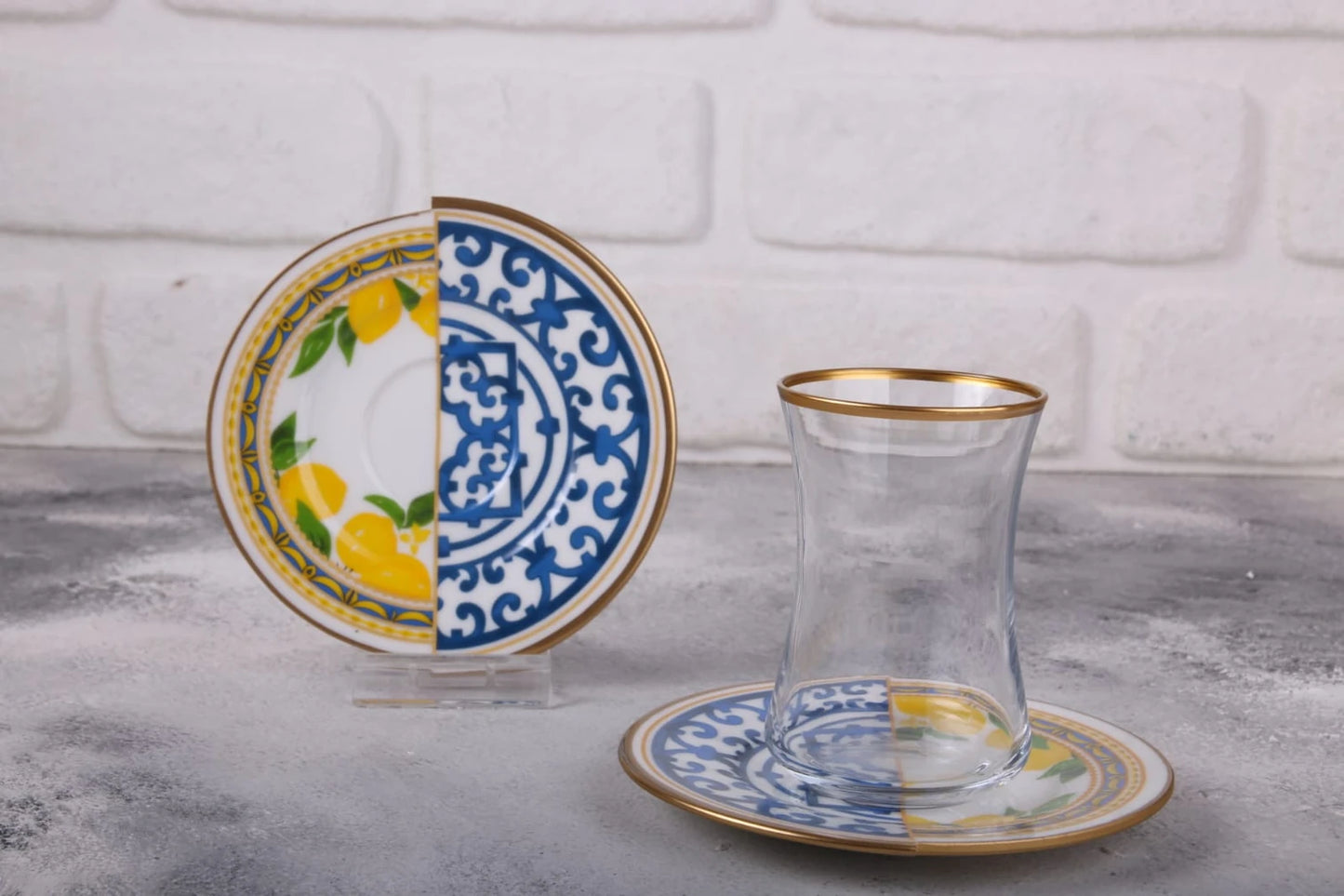 طقم بيالات شاي 12 قطعة - SOUQ ALAWANI