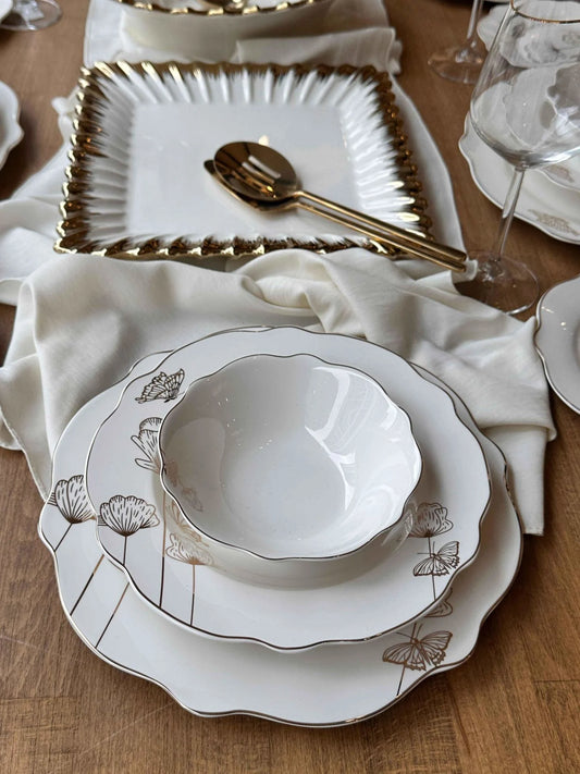 طقم سفرة 6 أشخاص -38- قطعة - SOUQ ALAWANI