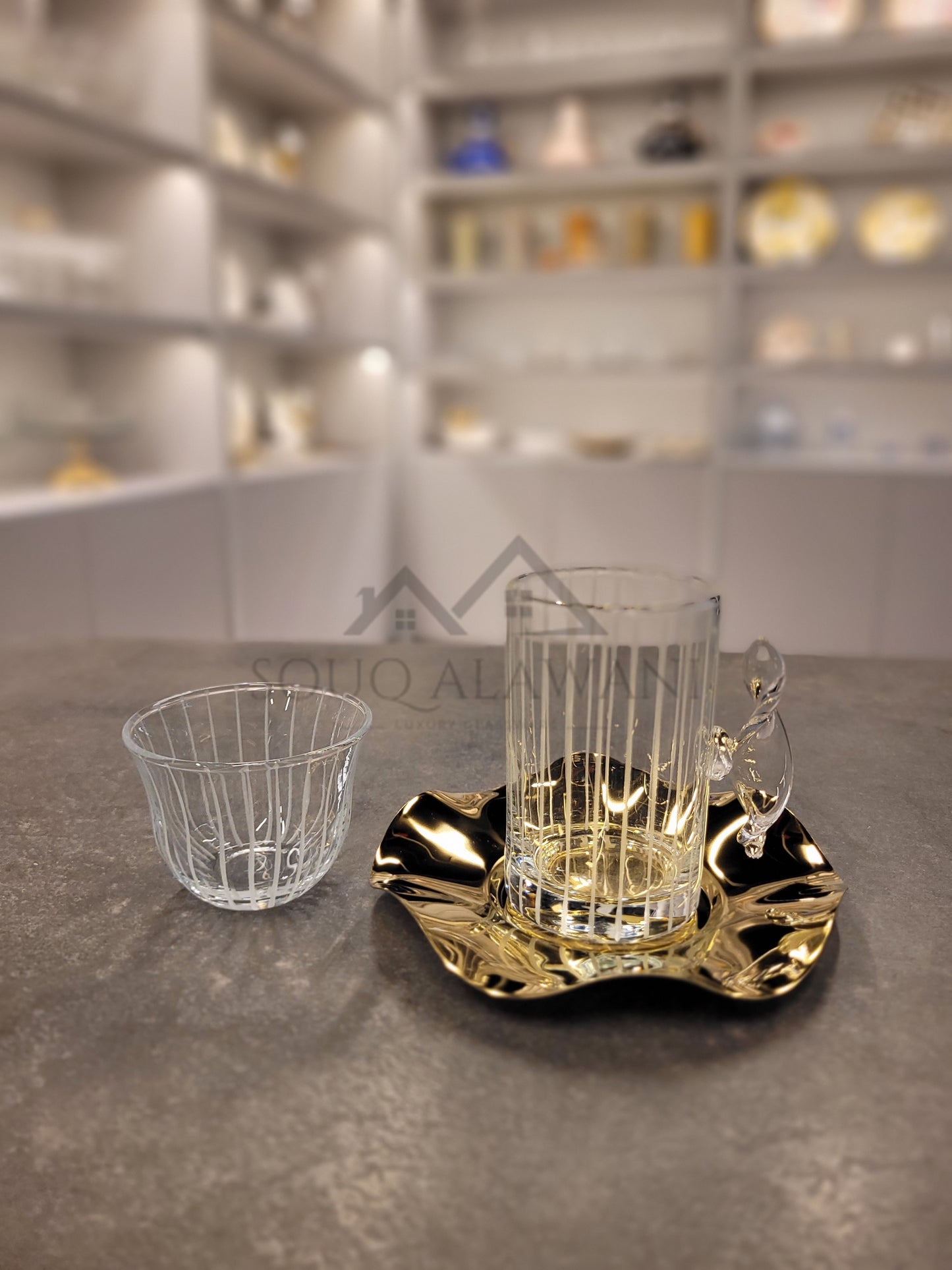 طقم شاي و قهوة 18 قطعة - SOUQ ALAWANI