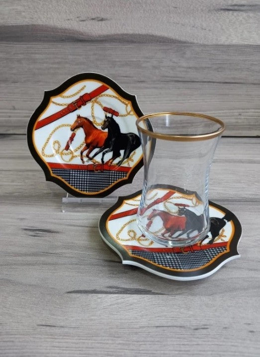 طقم بيالات شاي 12 قطعة - SOUQ ALAWANI