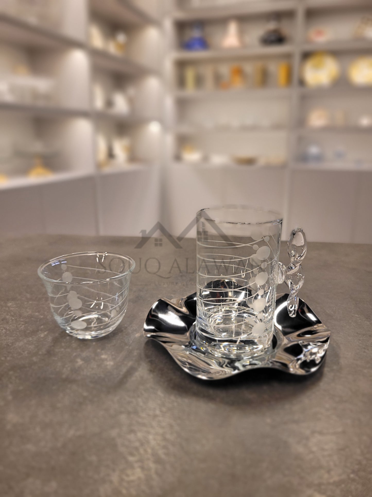 طقم شاي و قهوة 18 قطعة - SOUQ ALAWANI