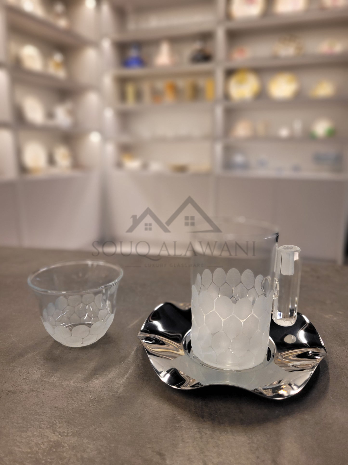 طقم شاي و قهوة 18 قطعة - SOUQ ALAWANI