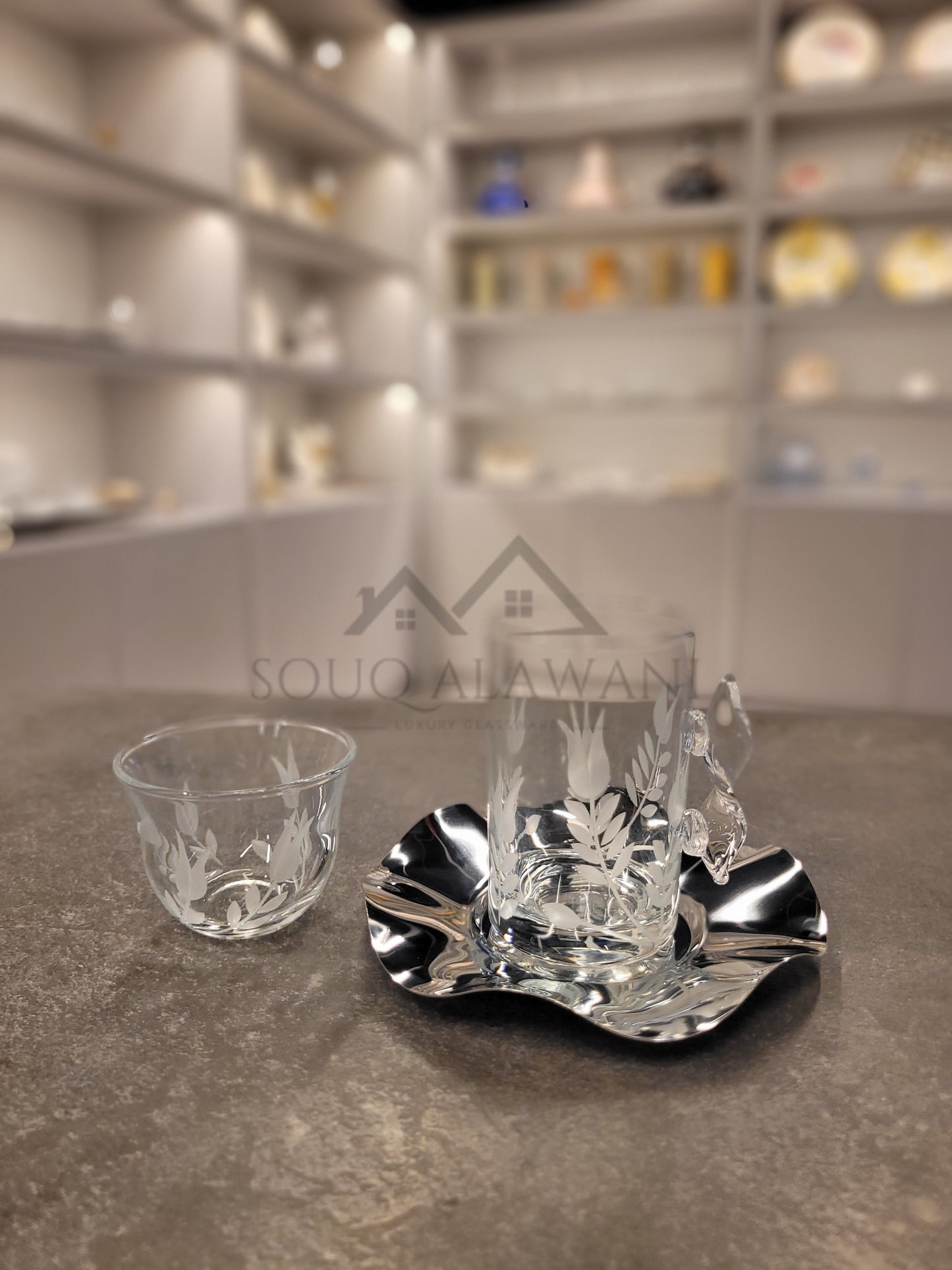 طقم شاي و قهوة 18 قطعة - SOUQ ALAWANI