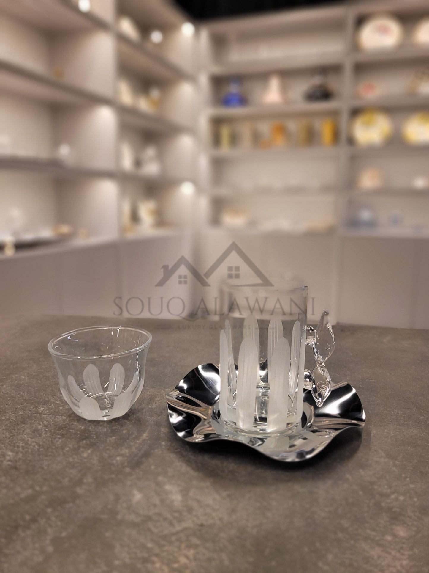 طقم شاي و قهوة 18 قطعة - SOUQ ALAWANI