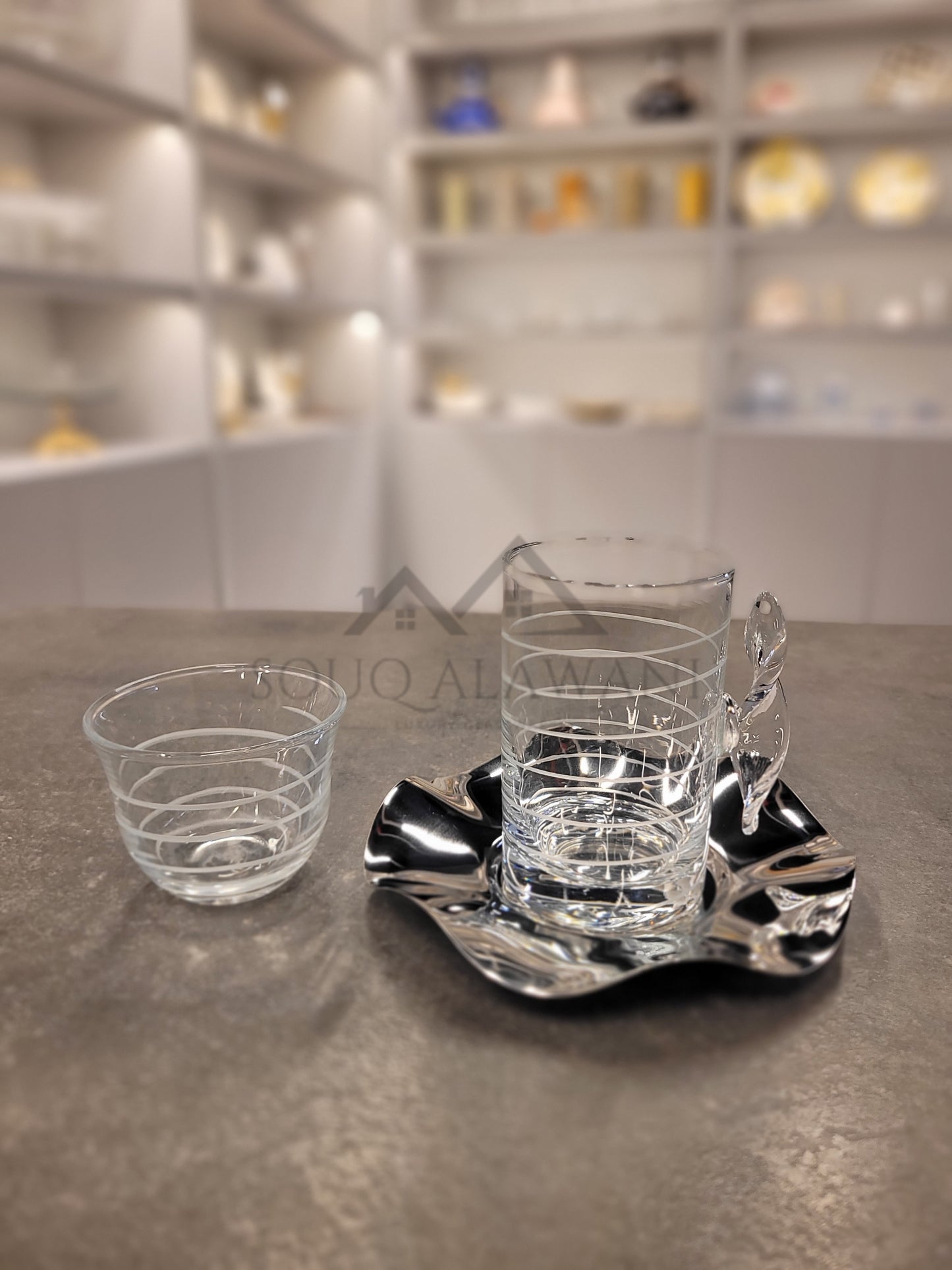 طقم شاي و قهوة 18 قطعة - SOUQ ALAWANI