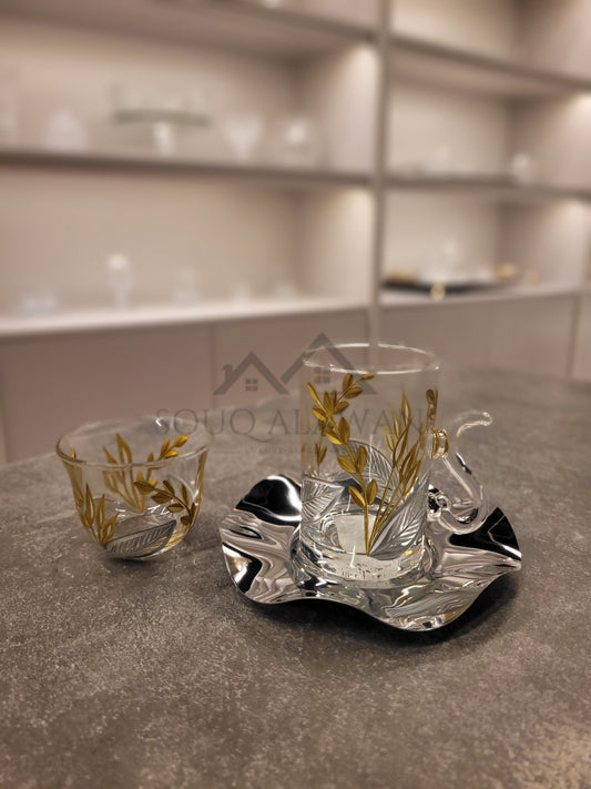 طقم شاي و قهوة 18 قطعة - SOUQ ALAWANI