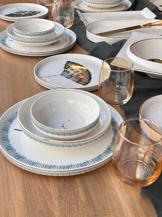 طقم سفرة 6 أشخاص - 41- قطعة - SOUQ ALAWANI