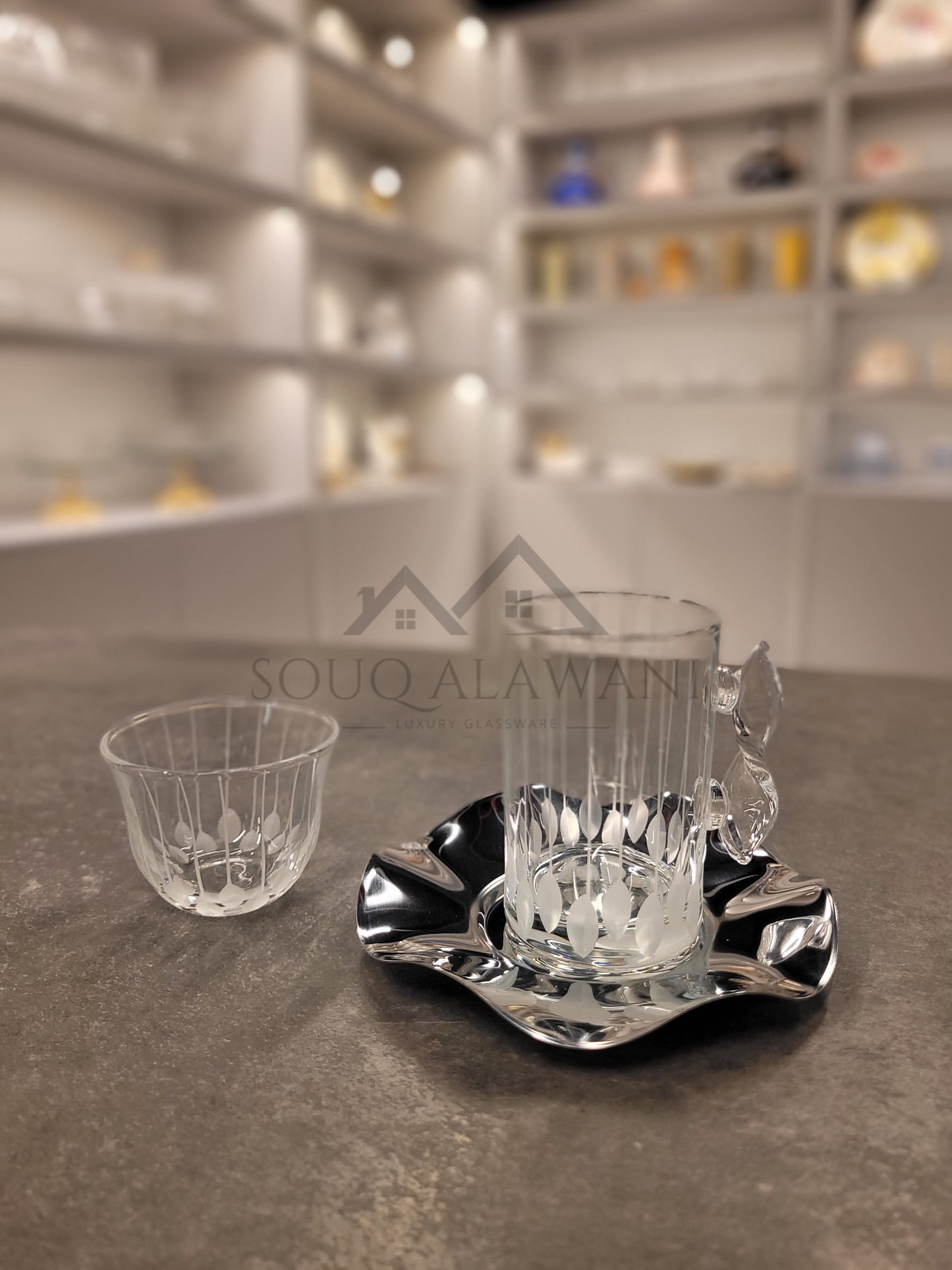 طقم شاي و قهوة 18 قطعة - SOUQ ALAWANI