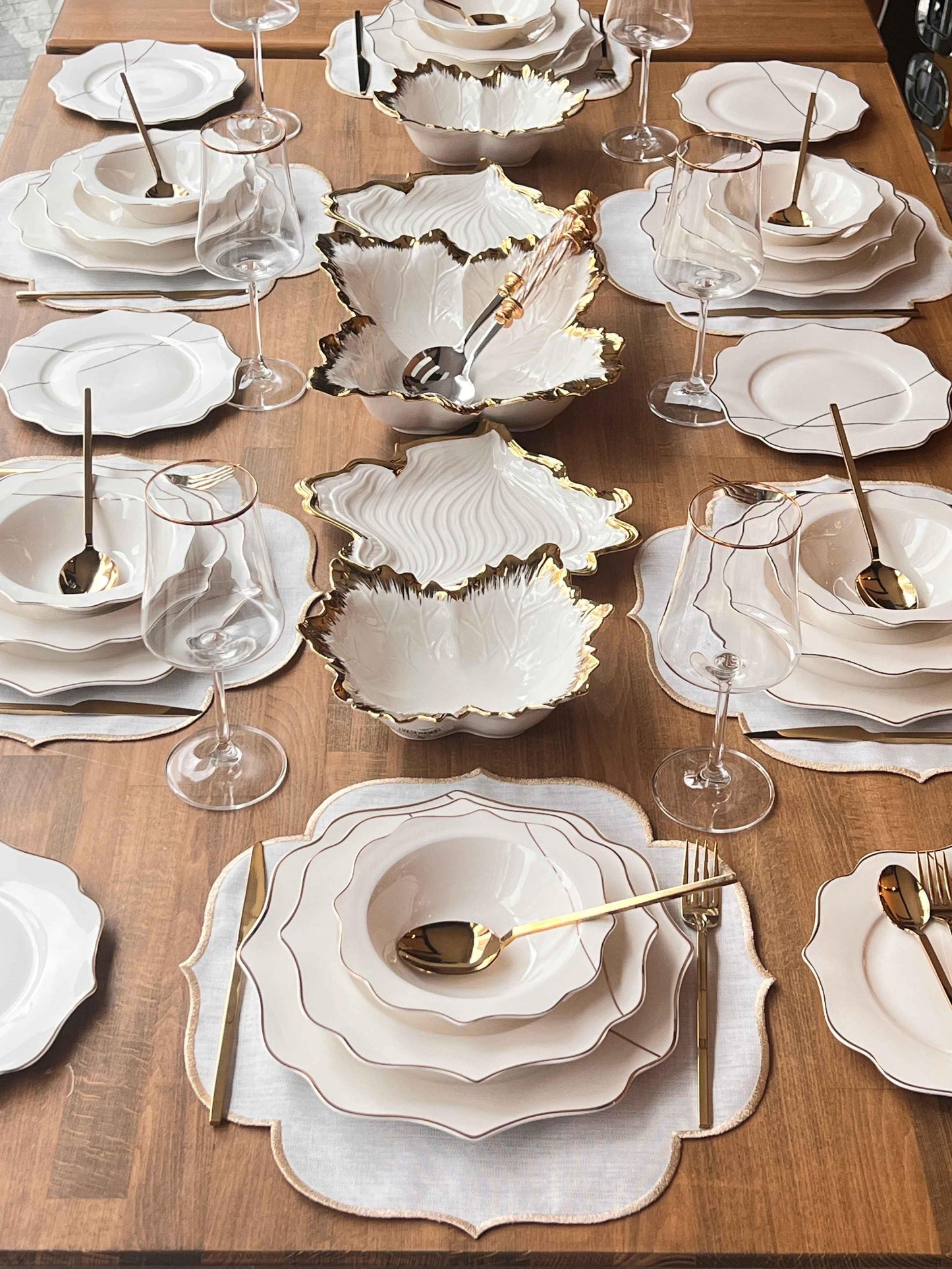 طقم سفرة 6 أشخاص -85- قطعة - SOUQ ALAWANI