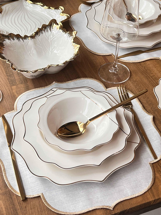 طقم سفرة 6 أشخاص -85- قطعة