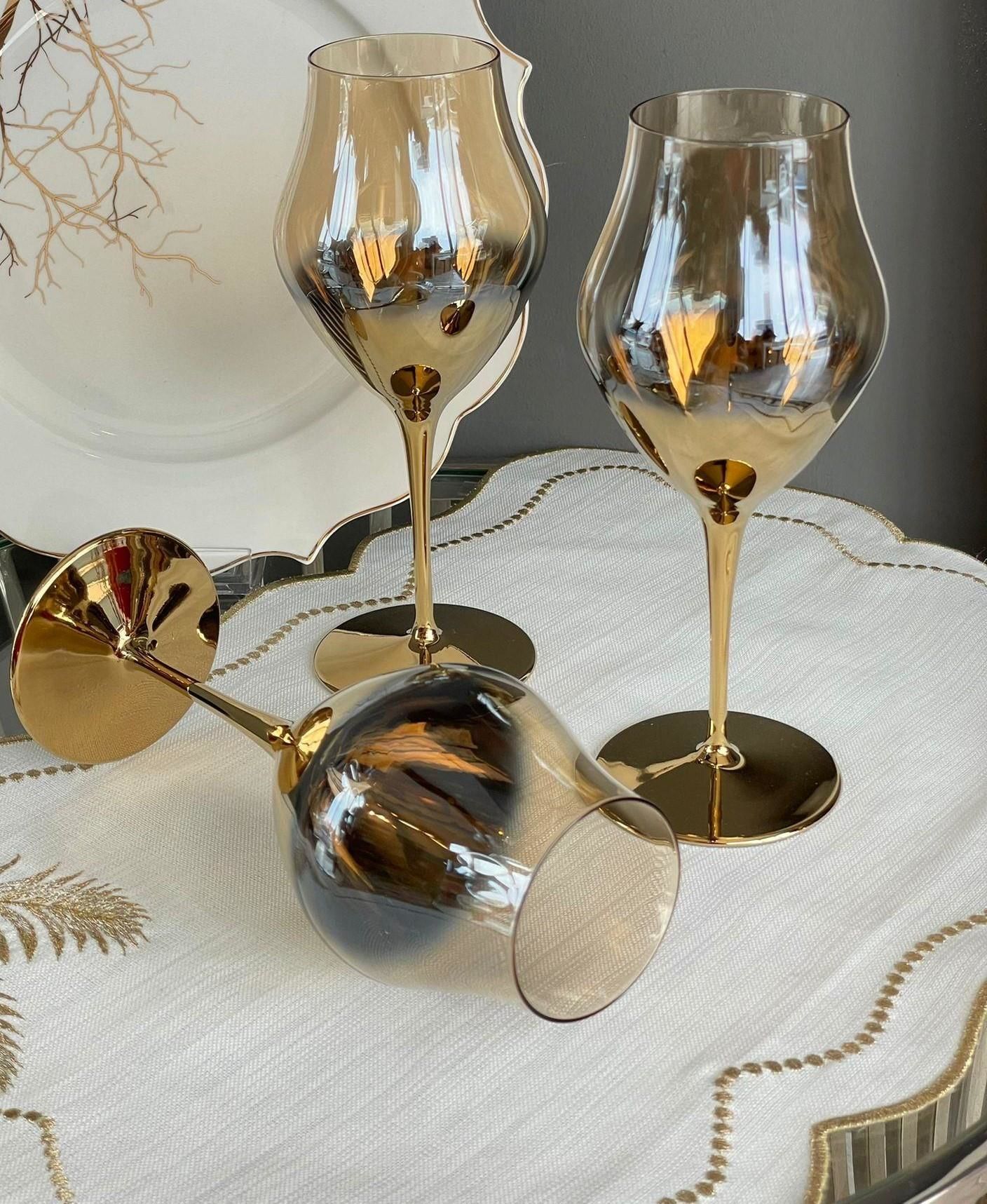 طقم كاسات عصير كريستال 6 قطع - SOUQ ALAWANI