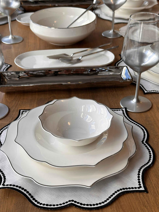 طقم سفرة 6 أشخاص -47- قطعة - SOUQ ALAWANI