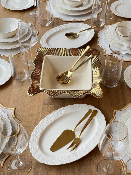 طقم سفرة 6 أشخاص -50- قطعة - SOUQ ALAWANI