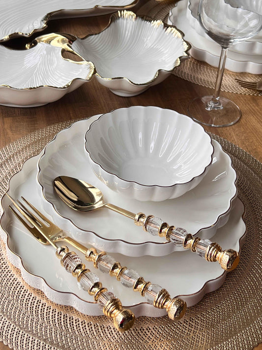 طقم سفرة 6 أشخاص -64- قطعة