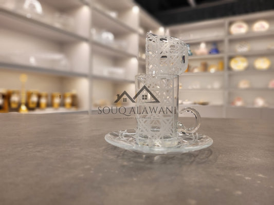 طقم شاي و قهوة 18 قطعة - SOUQ ALAWANI