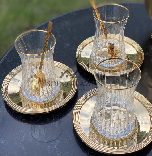 طقم استكانات شاي 12 قطعة - SOUQ ALAWANI