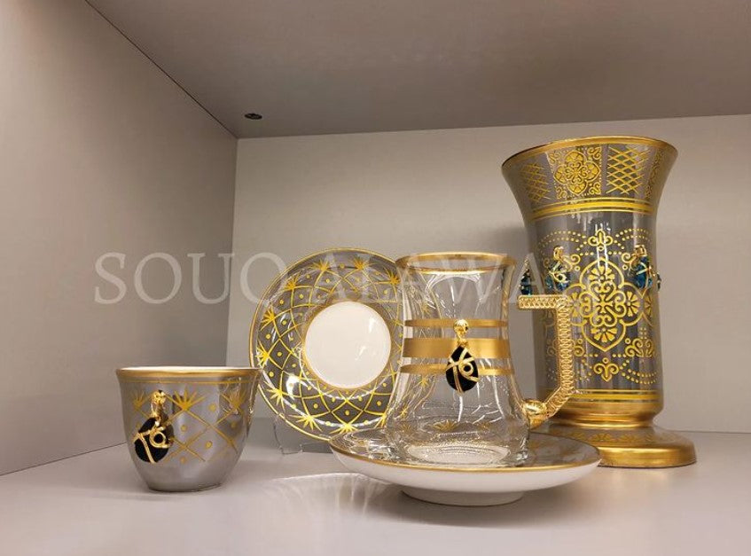 طقم ضيافة 19 قطعة - SOUQ ALAWANI