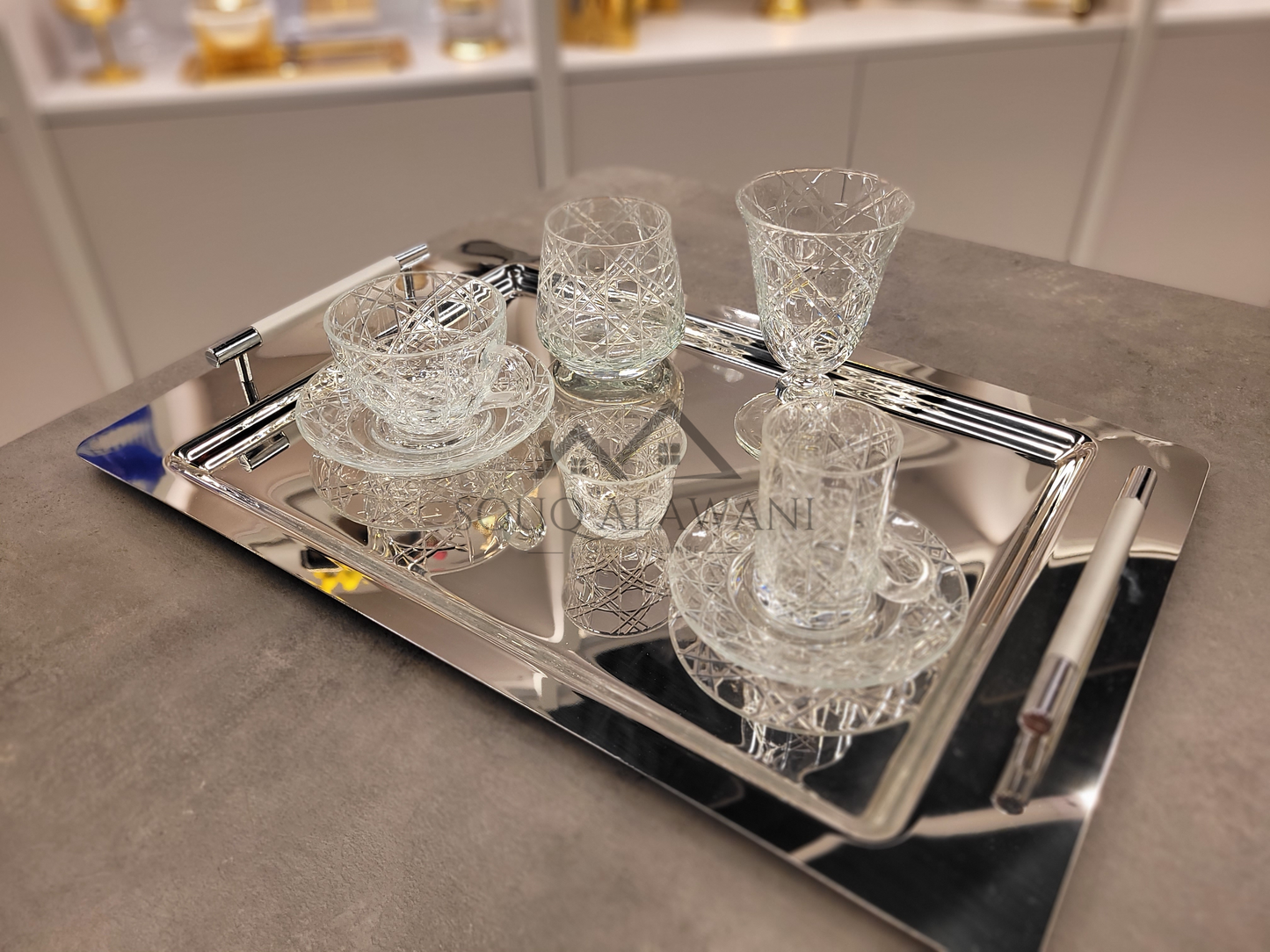 طقم ضيافة 43 قطعة - SOUQ ALAWANI