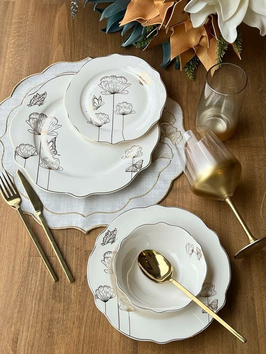 طقم سفرة 24 قطعة / 6 أشخاص - SOUQ ALAWANI