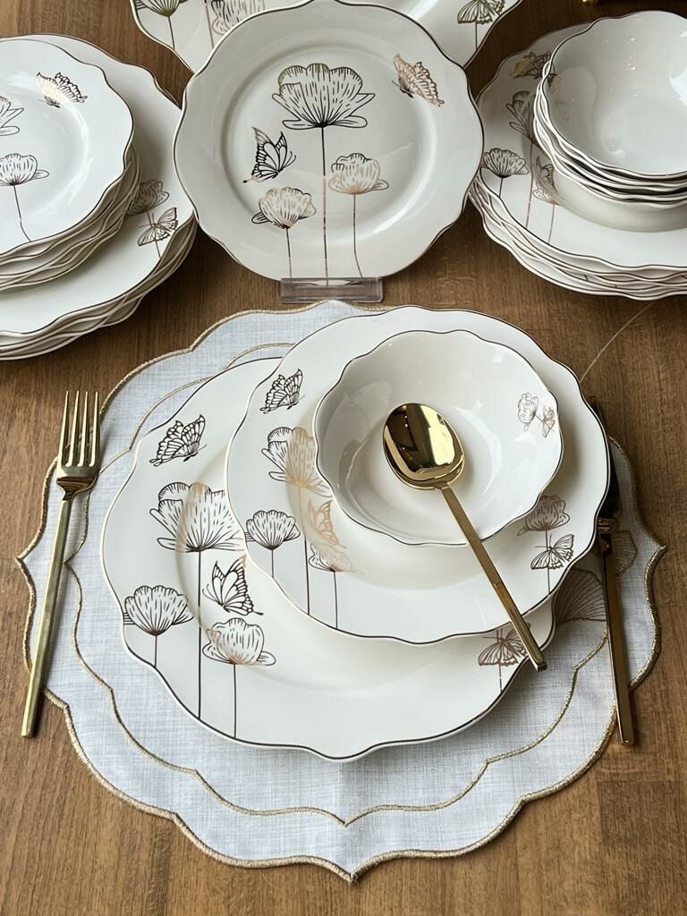 طقم سفرة 24 قطعة / 6 أشخاص - SOUQ ALAWANI