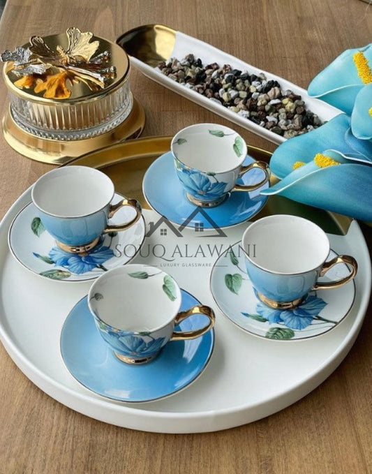 طقم فناجين قهوة 8 قطع - SOUQ ALAWANI