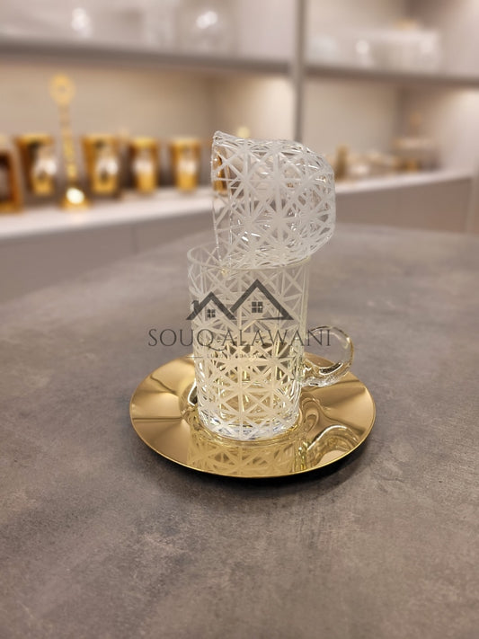 طقم شاي و قهوة 18 قطعة - SOUQ ALAWANI