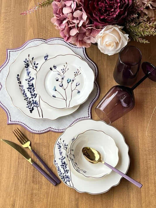 طقم سفرة 24 قطعة / 6 أشخاص - SOUQ ALAWANI