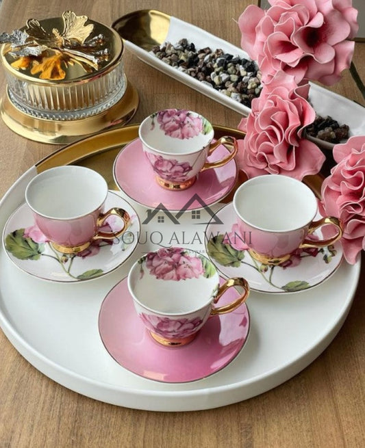 طقم فناجين قهوة 8 قطع - SOUQ ALAWANI