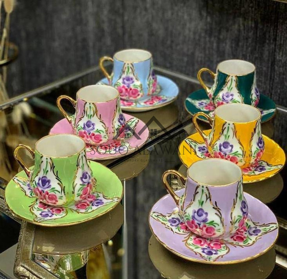 طقم فناجين قهوة 12 قطعة - SOUQ ALAWANI