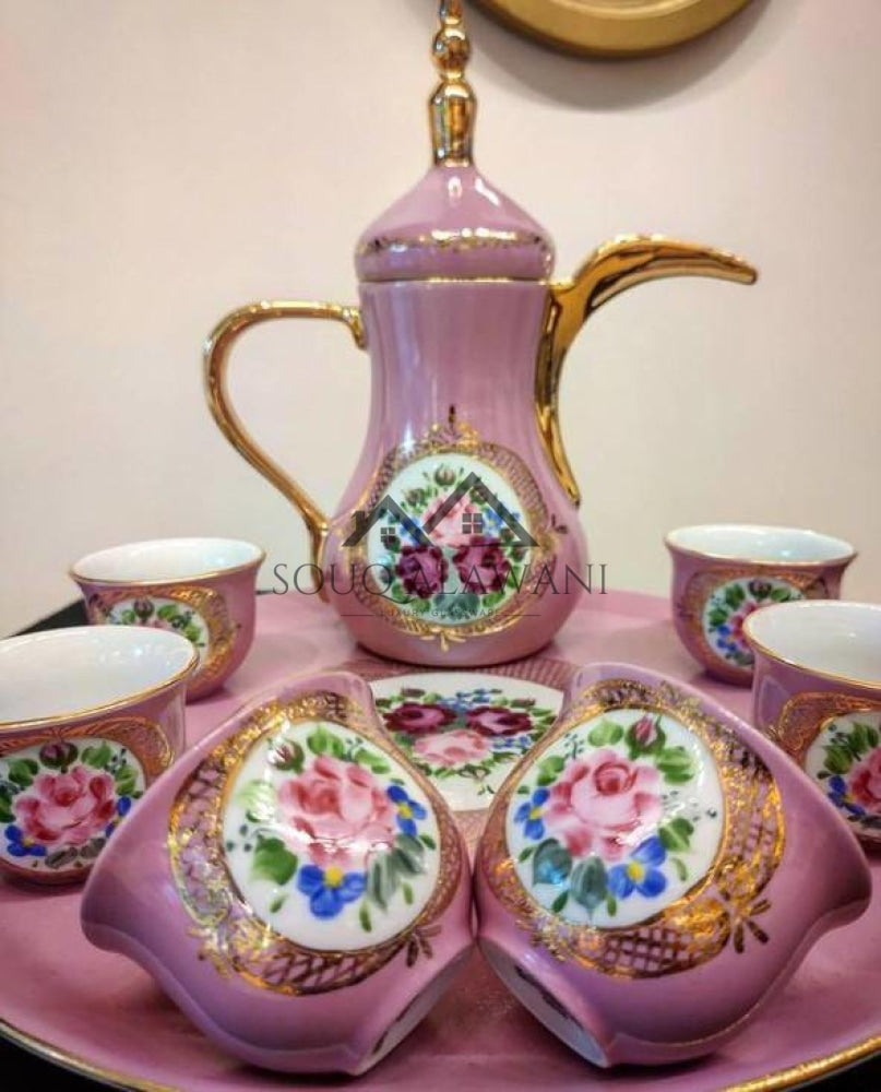 طقم قهوة عربية 8 قطع - SOUQ ALAWANI