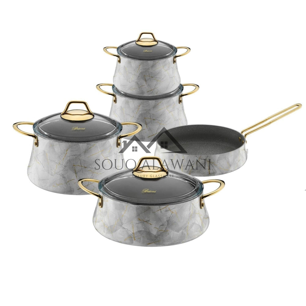 طقم قدور غرانيت فاخرة 9 قطع - SOUQ ALAWANI