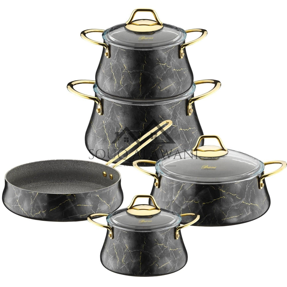 طقم قدور غرانيت فاخرة 9 قطع - SOUQ ALAWANI