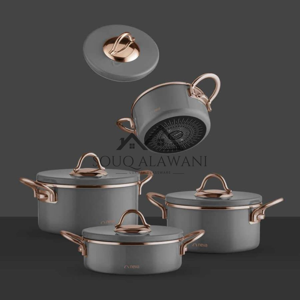 طقم قدور فاخرة 8 قطع - SOUQ ALAWANI