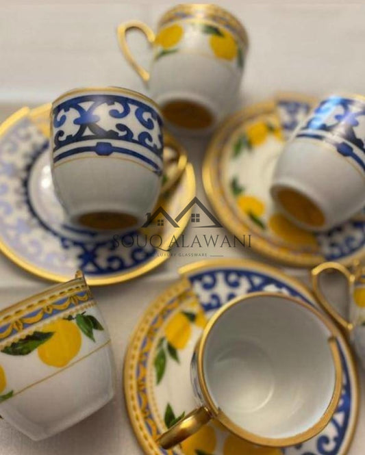 طقم ضيافة موديل ليمون - SOUQ ALAWANI