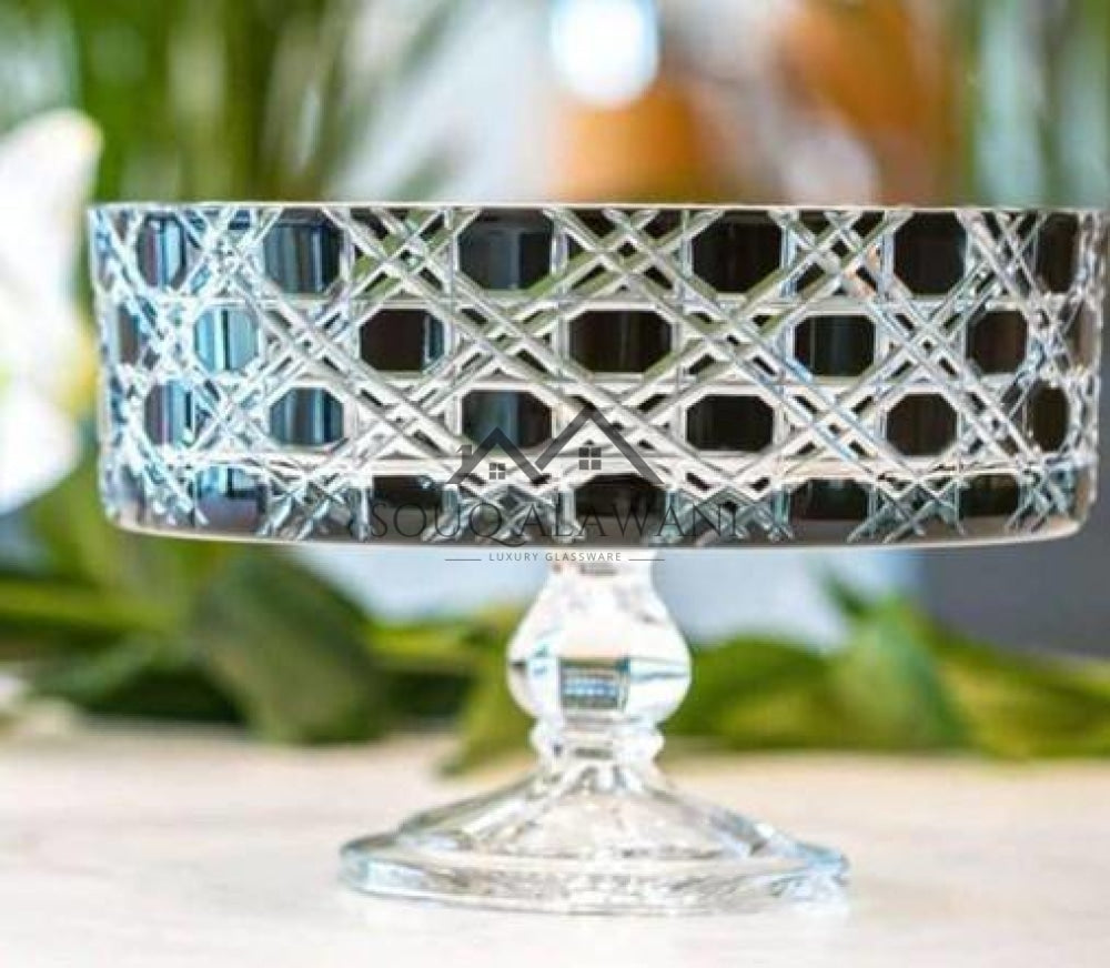 طبق حلى لون أسود - SOUQ ALAWANI