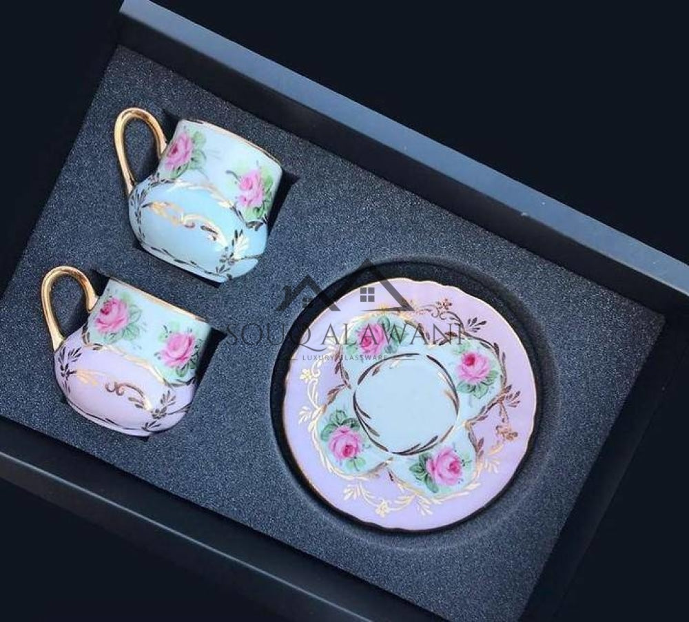 طقم فناجين قهوة 4 قطع - SOUQ ALAWANI